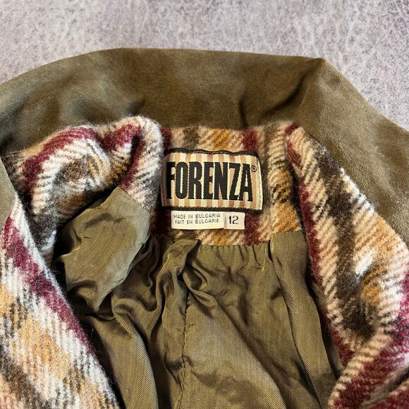 Vintage Forenza Wool Plaid Coat - Picture 2 of 6